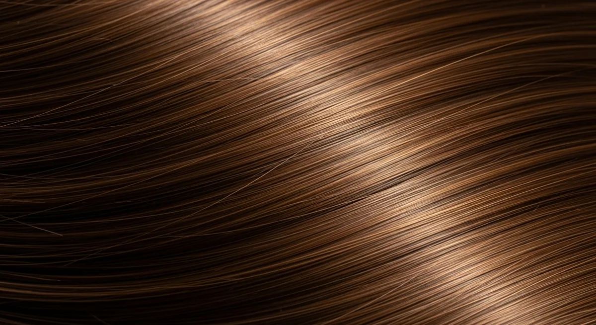 Healthy glossy hair after ammonia-free colour treatment